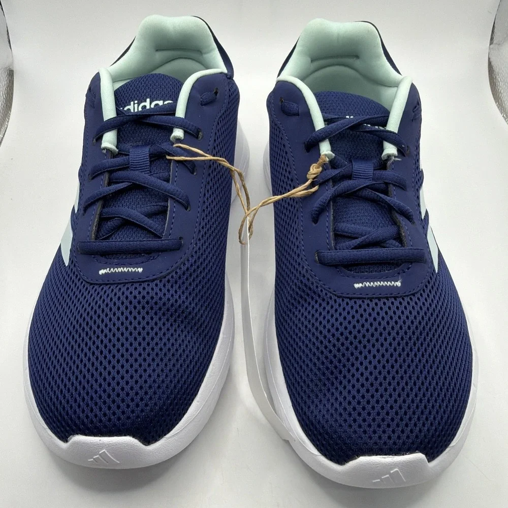 ADIDAS Women's Cloudfoam Pure Running Shoes Size 6 Blue, White & Green. New‎